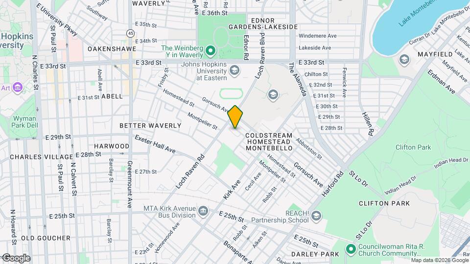 1329 Homestead St Mapa y Detalles de la Ubicación