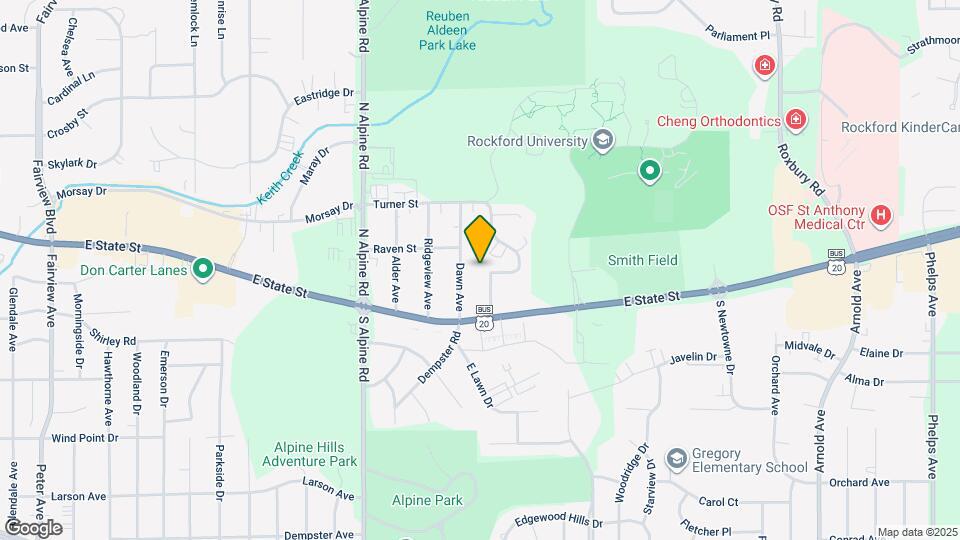 134 Flintridge Dr Map and Location Details