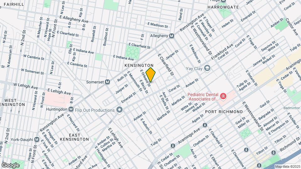 2001 E Orleans St Mapa y Detalles de la Ubicación