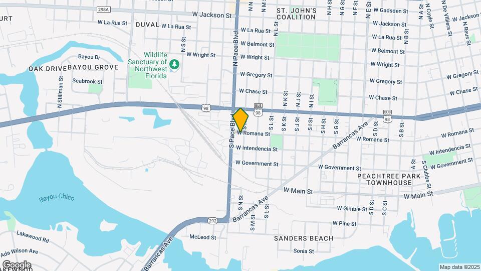 2101 W Romana St Map and Location Details