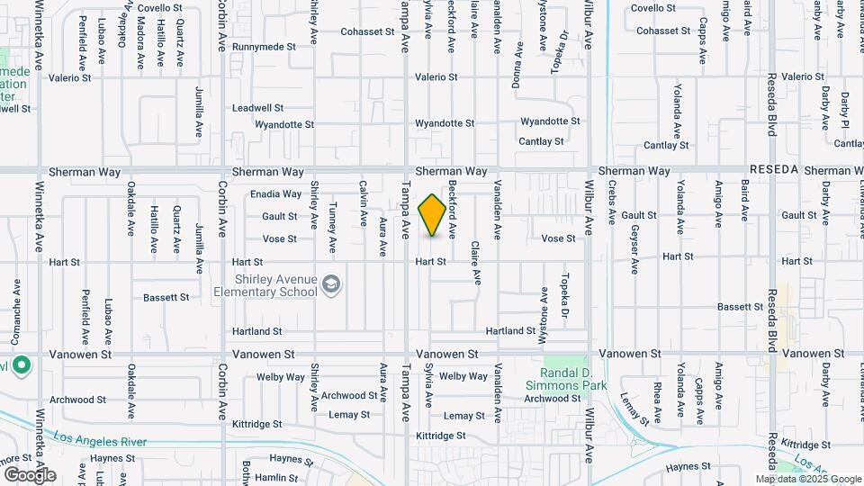 7022 Sylvia Ave Map and Location Details