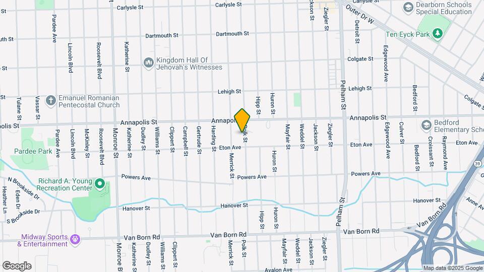4670 Polk St Map and Location Details