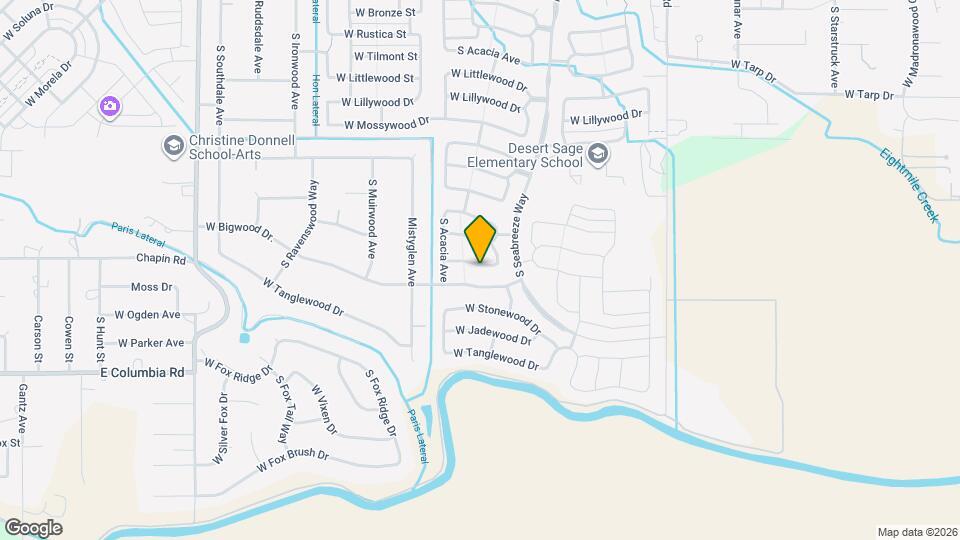 9647 W Touchstone Dr Map and Location Details