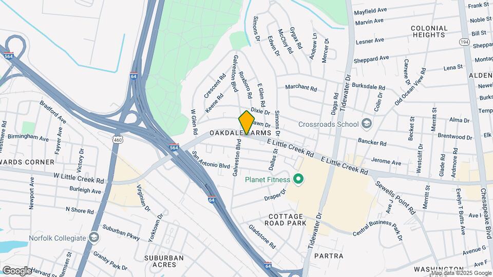 405 E Little Creek Rd Map and Location Details