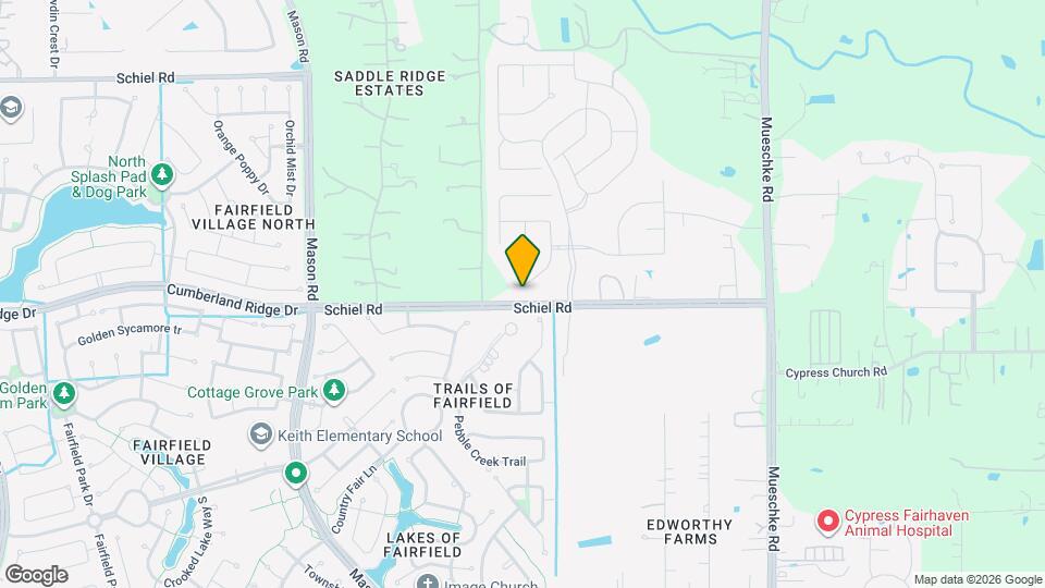 16406 Baston Creek Dr Map and Location Details