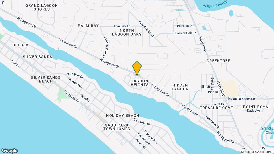 7125 N Lagoon Dr-Unit -#H Map and Location Details