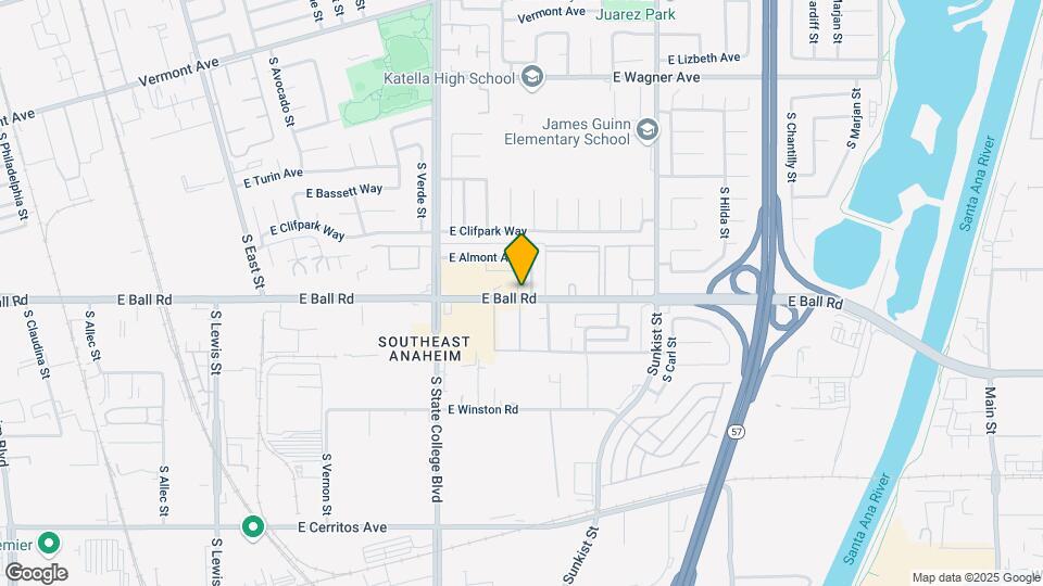 1197 S Belhaven St Map and Location Details