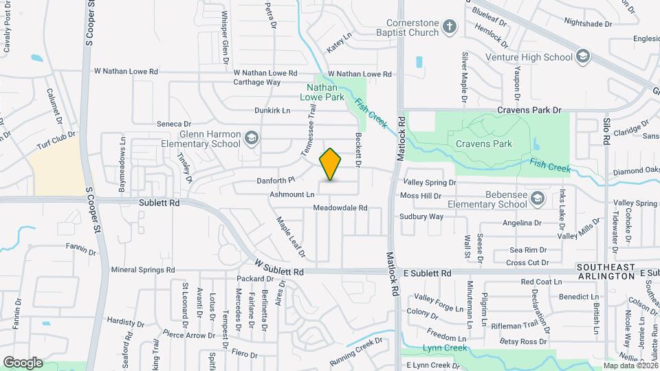 822 Foxridge Dr Map and Location Details