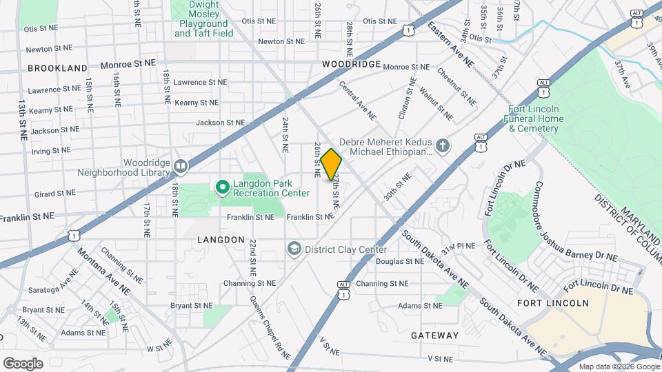 2838 27th St NE Map and Location Details