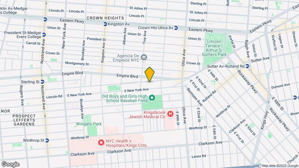 750 Lefferts Ave Map and Location Details