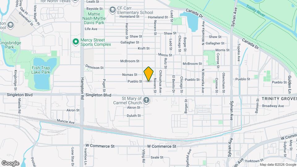 1720 Pueblo St Map and Location Details