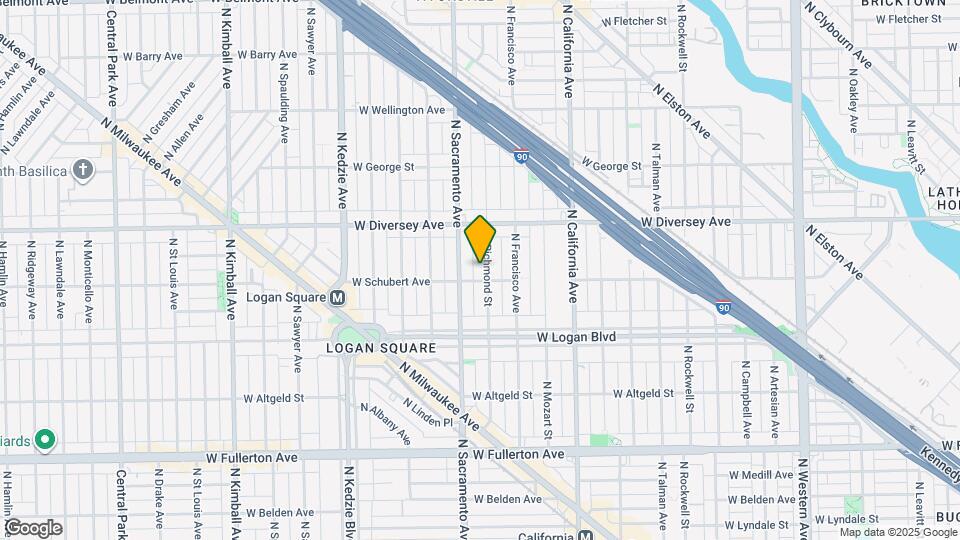 2708 N Richmond St Map and Location Details