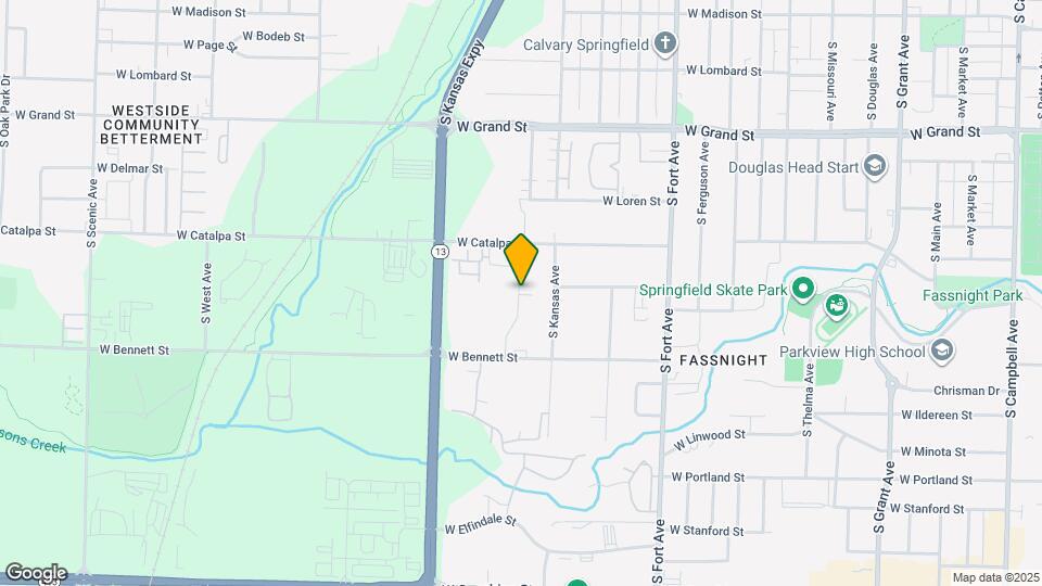 1310 S Lexington Ave Map and Location Details