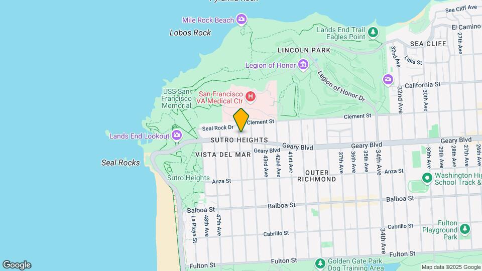 250 Point Lobos Ave Map and Location Details