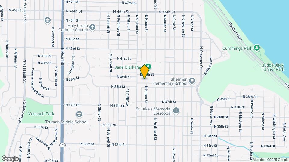 5001 McBride St Map and Location Details