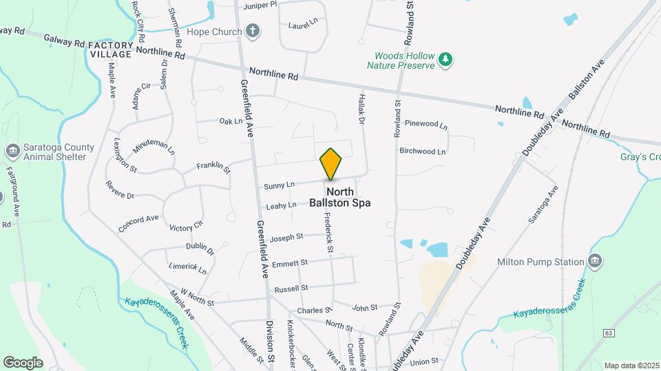 628 Sunny Ln Mapa y Detalles de la Ubicación