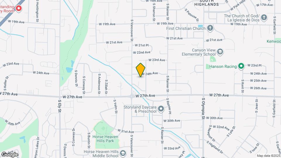 2539 S Underwood St Map and Location Details