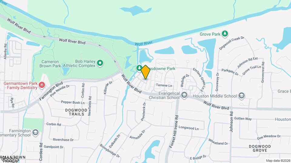 9008 Arden Meadows Dr Map and Location Details