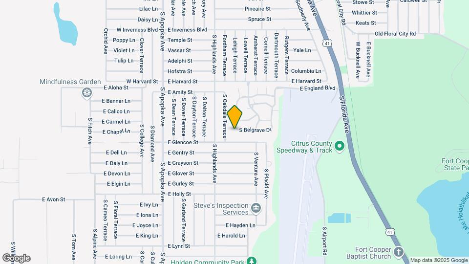 3585 S Belgrave Dr Map and Location Details