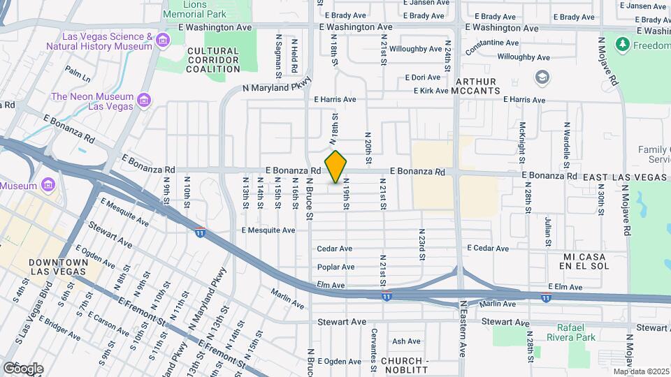 1809 Linden Ave Map and Location Details