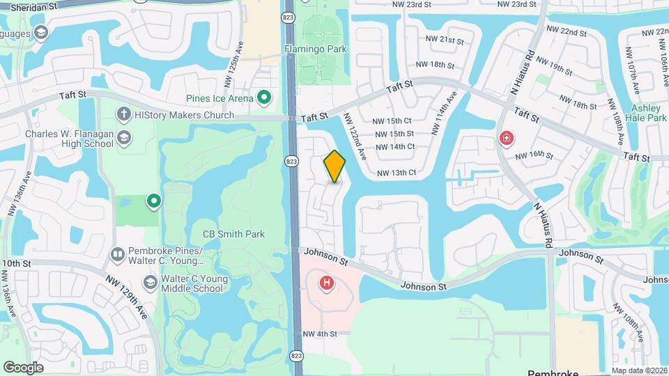 1276 NW 122nd Ter Mapa y Detalles de la Ubicación