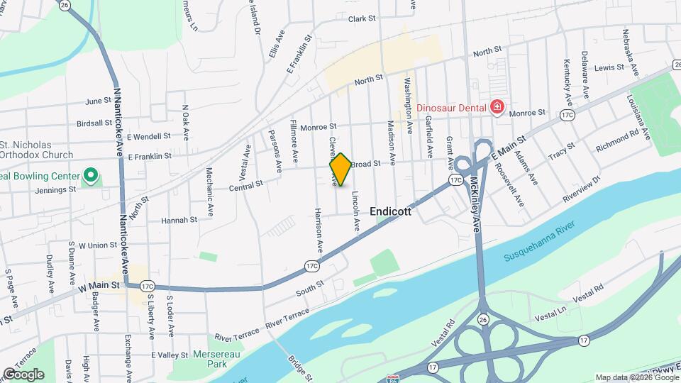 213 Cleveland Ave Map and Location Details