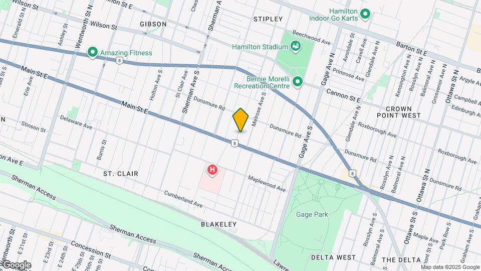 115 Spadina Ave Map and Location Details