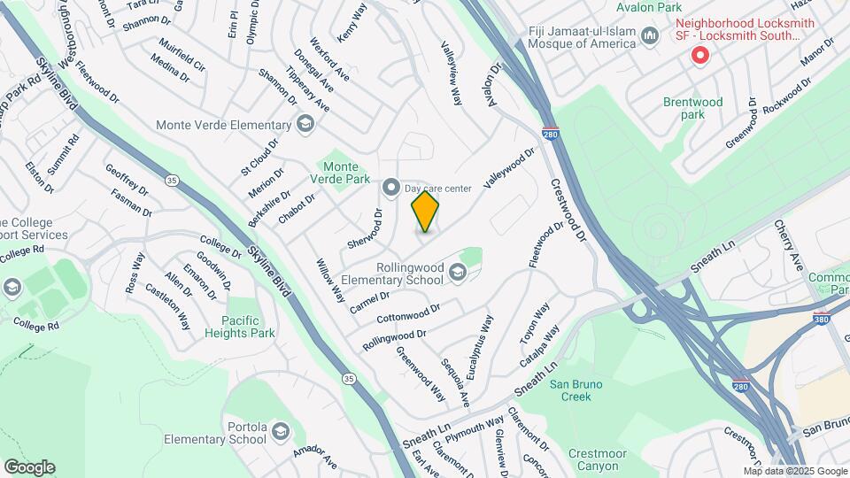 2490 Valleywood Dr Map and Location Details
