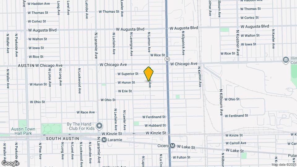 654 N Lamon Ave Map and Location Details