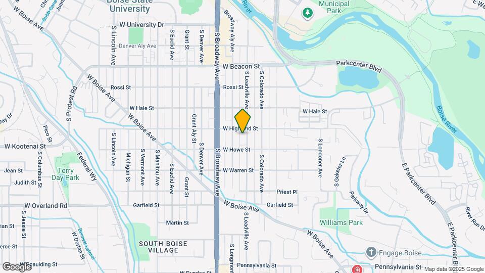 1509 S Leadville Ave Map and Location Details