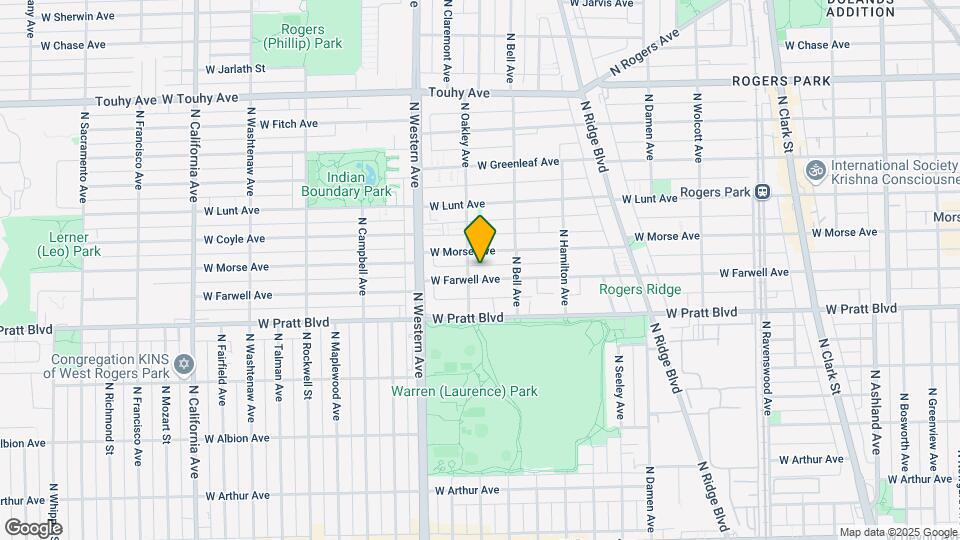 2240 W Farwell Ave Map and Location Details