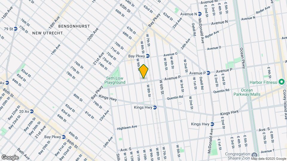 161 Avenue P Map and Location Details