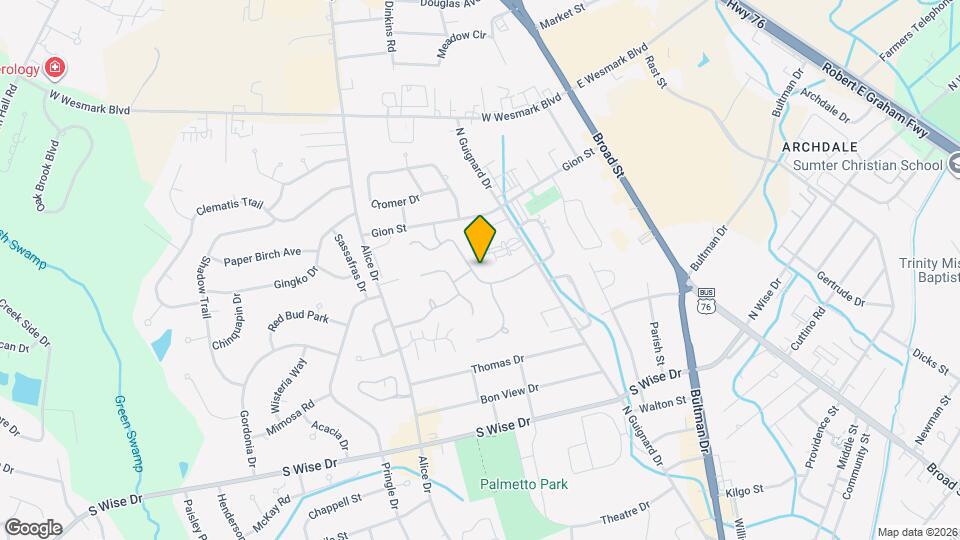 2095 Tudor St Map and Location Details