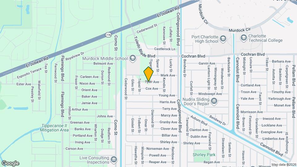 17389 Tyler Ave Mapa y Detalles de la Ubicación