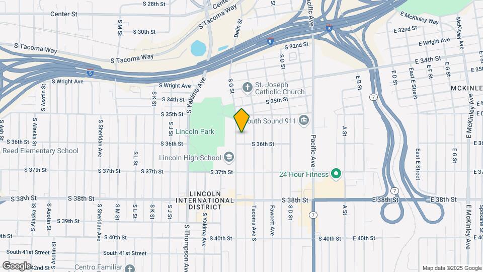 South G Street Apartments Mapa y Detalles de la Ubicación
