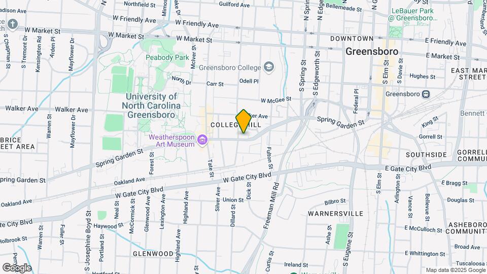 816 Spring Garden St Map and Location Details