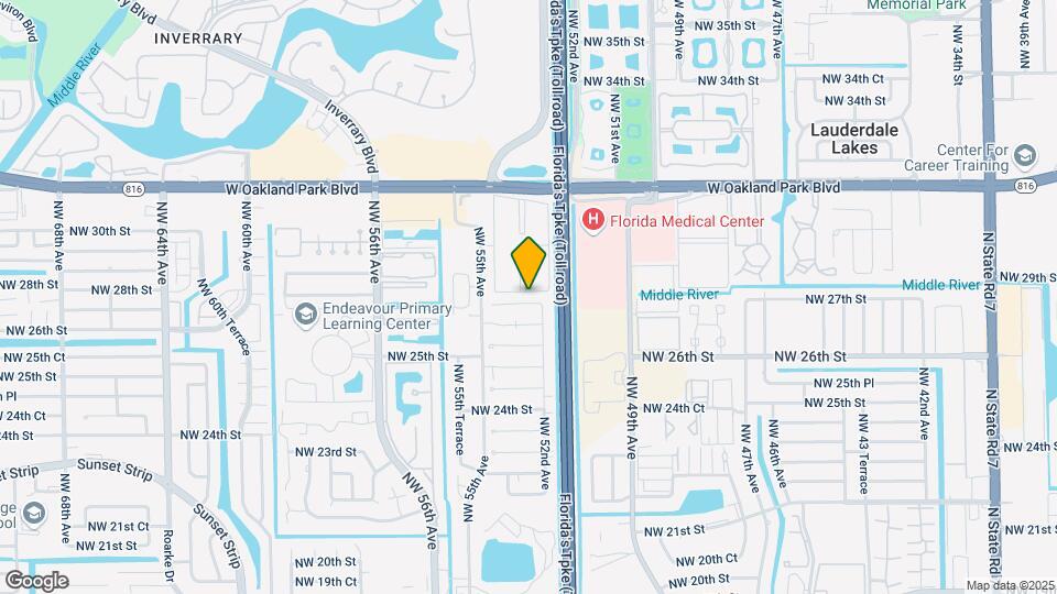 5233 NW 27th St Map and Location Details
