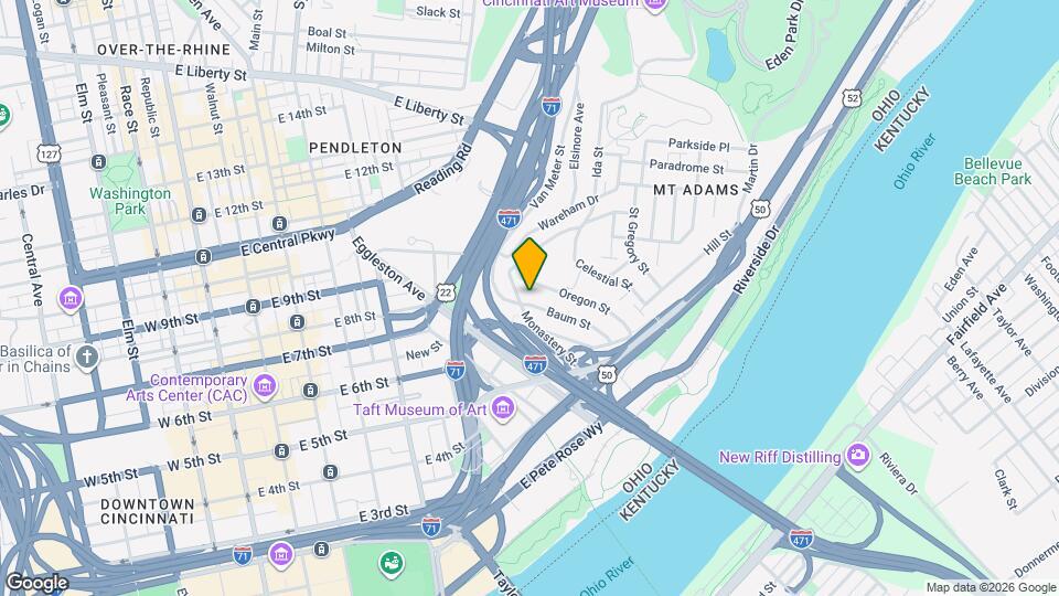 504 Baum St, Unit 1 Map and Location Details