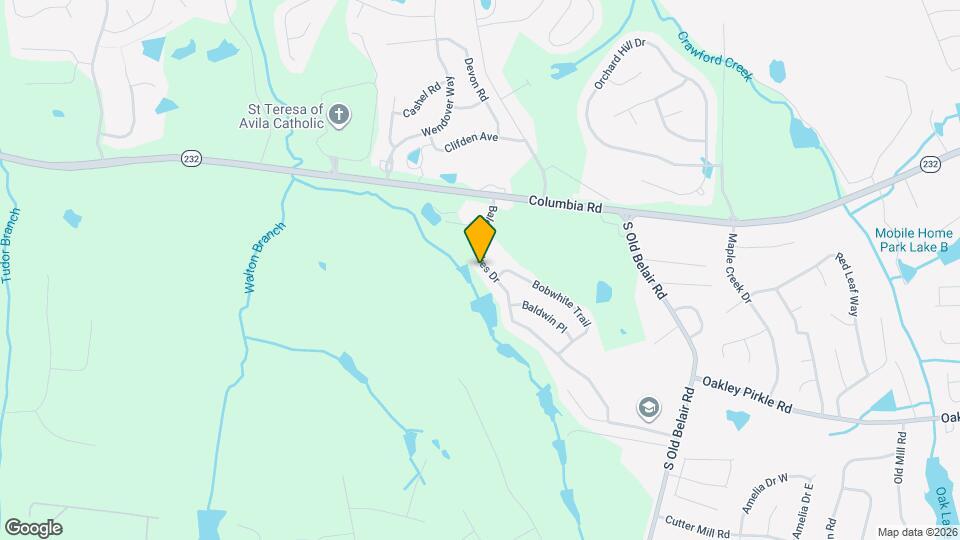 1521 Baldwin Lakes Dr Map and Location Details