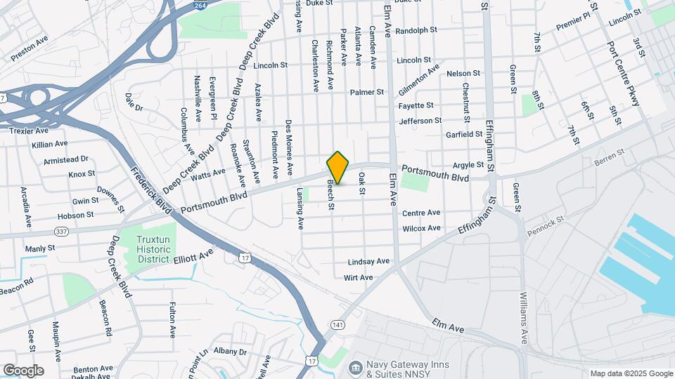 1413 Highland Ave Map and Location Details