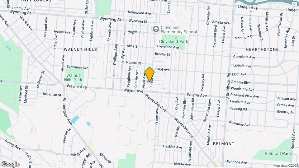 1409 Pursell Ave Mapa y Detalles de la Ubicación