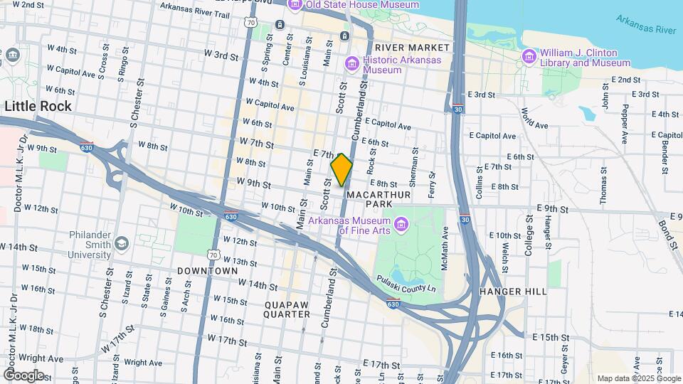 818 Cumberland St Map and Location Details