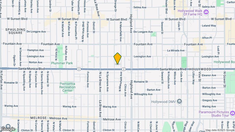 SMB Hollywood Mapa y Detalles de la Ubicación