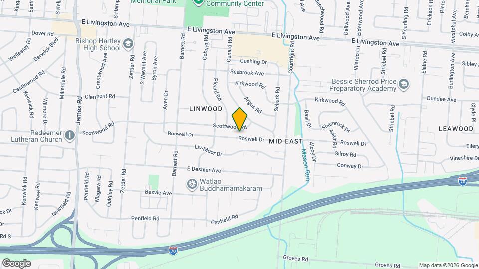 3486 Roswell Dr Map and Location Details