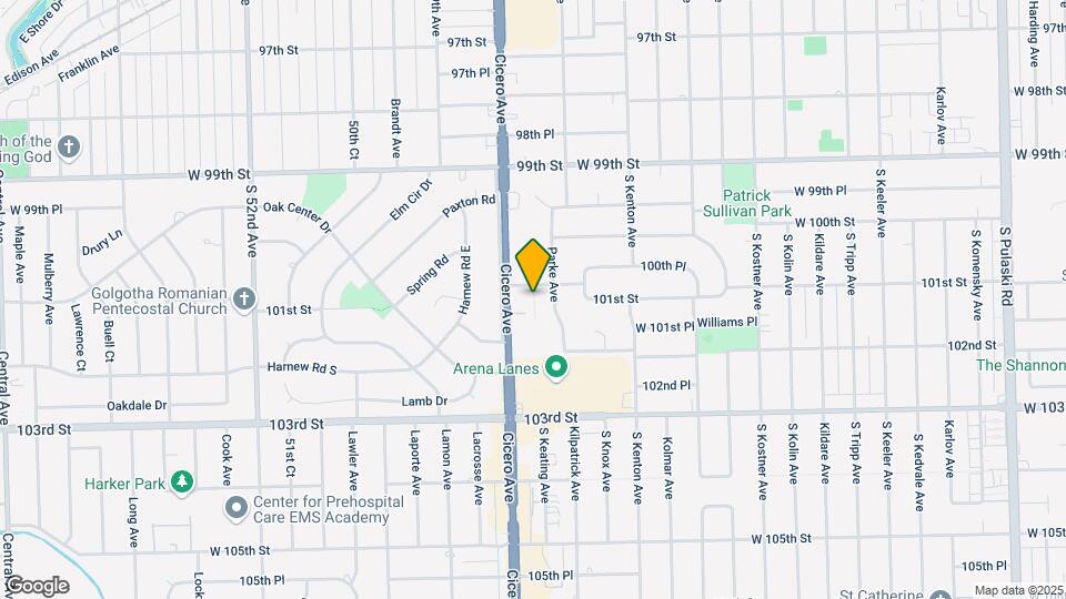 4735-4743 W 101st St Mapa y Detalles de la Ubicación