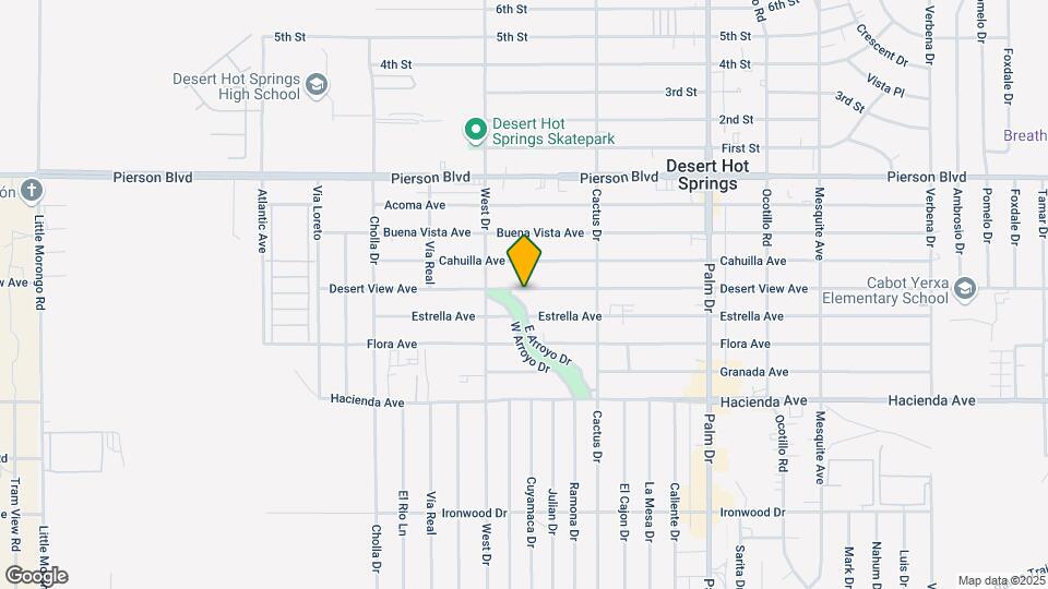 66087 Desert View Ave Map and Location Details