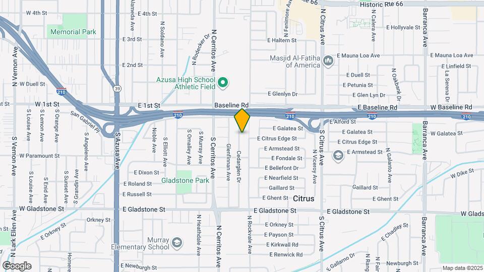 5850 Cedarglen Dr Map and Location Details