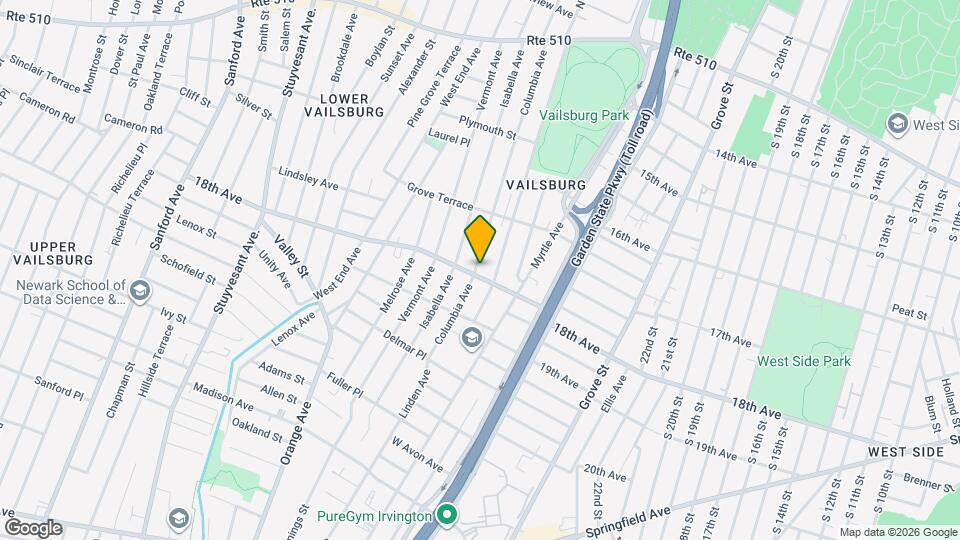 218 Columbia Ave, Unit APT 1R Map and Location Details