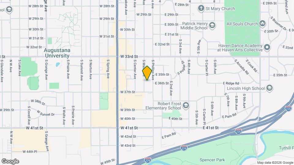 2810 S Main Ave Map and Location Details