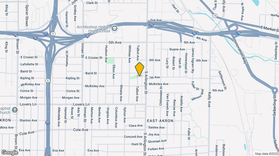 549 Talbot Ave Map and Location Details